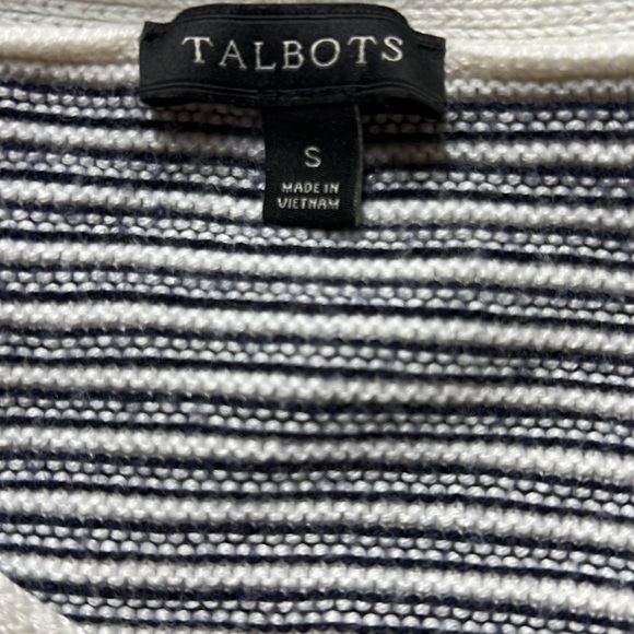 Talbots Nautical Striped Sweater - Picture 7 of 7